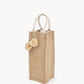 Jute Canvas Wine Bag