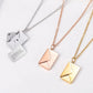 Envelope Necklace With Message - message necklace