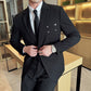 Slim-fit Thin One Button Casual Suit Jacket Men's Two-piece Suit
