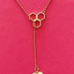 Bee With Me Necklace, Gold