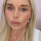 Jill Short Drop Earrings in Rainbow Moonstone