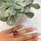 Torrey Ring with Ruby