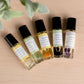 Essential Oils Roll-On with Crystals - set of 5