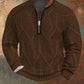 3D-printed, Form-fitting Comfortable Long-sleeve Hoodie With A Half-zip Front