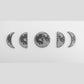 Moon Phases Enamel Pin Set of 5