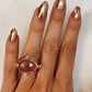 Torrey Ring in Rose Gold with Cherry Quartz