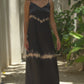 Andromeda Silk Dress in Black Shibori