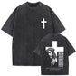 Christian Religious Jesus Forgive Them Father Vintage Washed T-shirt