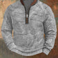 3D-printed, Form-fitting Comfortable Long-sleeve Hoodie With A Half-zip Front