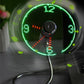 USB Fan Adjustable Mini Flexible Fan LED Light Time Clock Desktop Cool Gadget Time Display