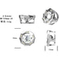 Set With Top-quality Moissanite, This Luxurious And Fashionable Light Luxury Trend Jewelry Necklace Pendant Is Made Of S925 Silver Electroplated With Platinum