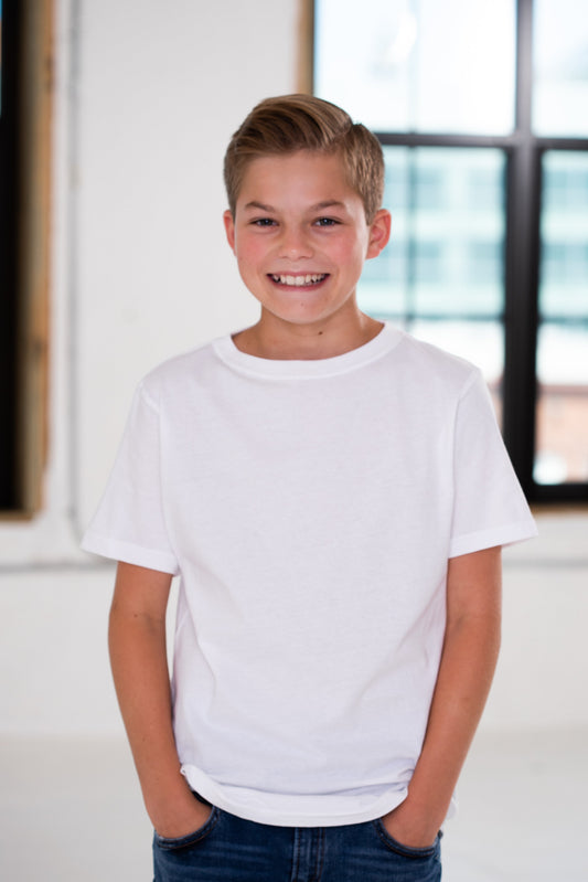 Youth Premium Cotton Short Sleeve Tee (Core Colors)
