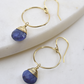 Yuliya Earrings in Labradorite
