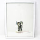 Baby Elephant Art Print 11x14in, Nursery Decor, Wall Art, Baby Animals