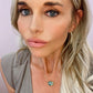 Mrs. Parker Necklace  in Teal Mojave Copper Turquoise