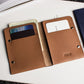 Unstitched Leather Twofold Wallet