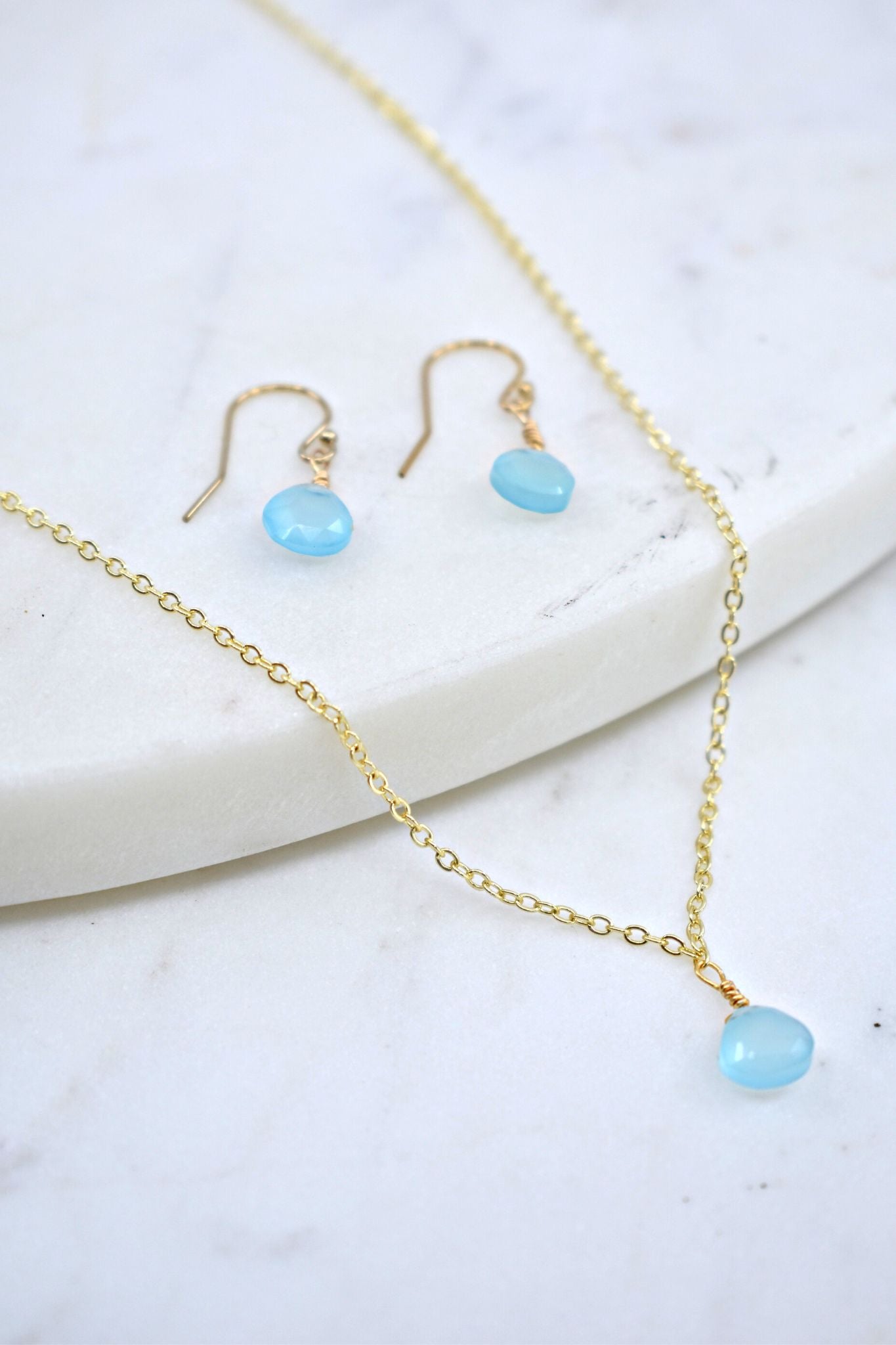 The Bailey Set in Chalcedony