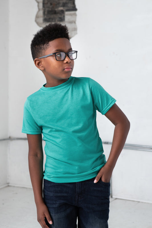 Youth Eco-Triblend Short Sleeve Tee (Fashion Colors)