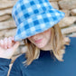 Super Cozy Checkered Bucket Hat