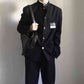 Mens Suit Jacket In Preppy Style