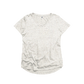 Ladies Eco-Triblend Drop Hem V-Neck Pocket Tee