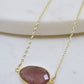 Mrs. Parker Necklace in Cherry Quartz