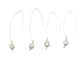 Jill Long Wire Drop Pearl Earrings