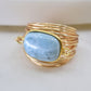 Torrey Ring with Larimar