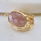 Torrey Ring with Cherry Quartz