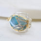 Torrey Ring with Teal Mojave Copper