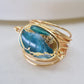Torrey Ring with Teal Mojave Copper