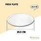 White Personal Pizza Plate 14" inch | 35.5 Cm
