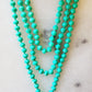 Sea Green Crystal Beaded Necklace