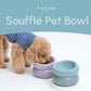 Soufflé Pet Bowl - Frozen Blue