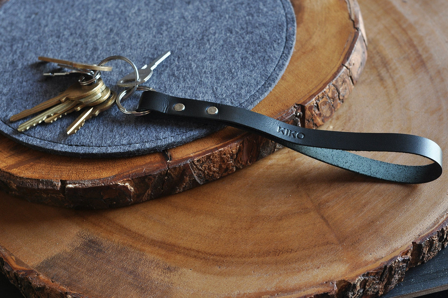 Leather Keychain