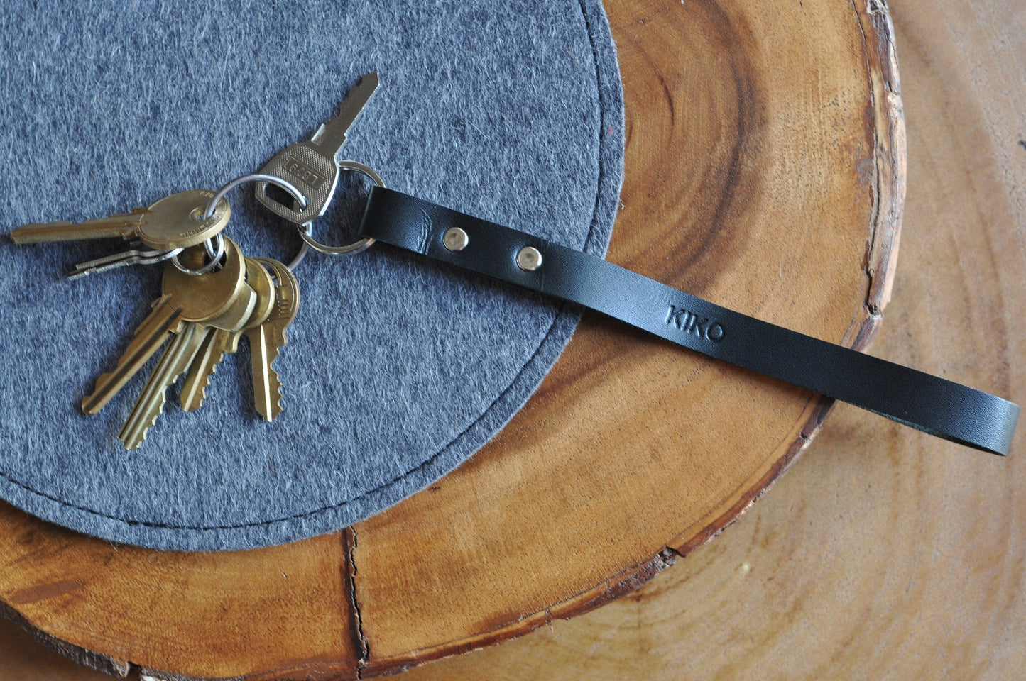 Leather Keychain