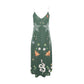 Andromeda Silk Dress in Jungle Altar