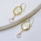 Victoria Ojai Earring in Golden Rutilated Quartz