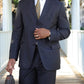 Men's Classic Striped Suit High Waist Pants Set