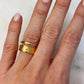 Double Band Gold Accent Ring
