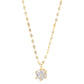 14K Gold Plated Solitaire Necklace