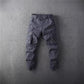 Retro-style Workwear Casual Wide-leg Jogger Pants