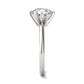 2 CTW Round Lab Grown Diamond Six Prong Solitaire Engagement Ring - G-VS Clarity, AGI Certified, 14K White Gold