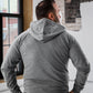 Unisex Heathered Full Zip Hood