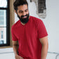 Unisex Eco-Triblend Short Sleeve V-Neck Tee