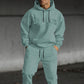 Letter Printed Men's Casual Sweater Suit