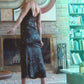 Andromeda Silk Dress in Galaxy