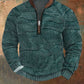 3D-printed, Form-fitting Comfortable Long-sleeve Hoodie With A Half-zip Front