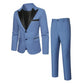 Men's Slim-fit Suit Jacket Three-piece Set