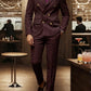 Mens Striped Business Suit Set